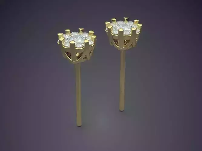 Earrings With Diamonds 1198