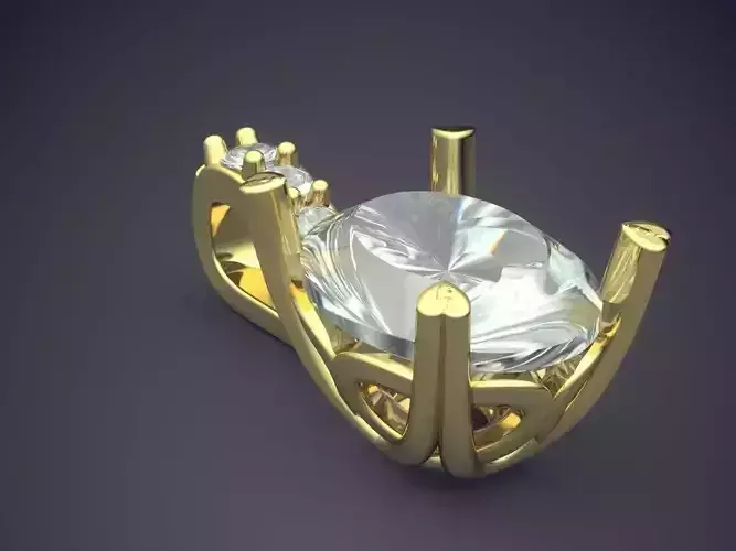 Pendant With Pearl 1320 3D print model