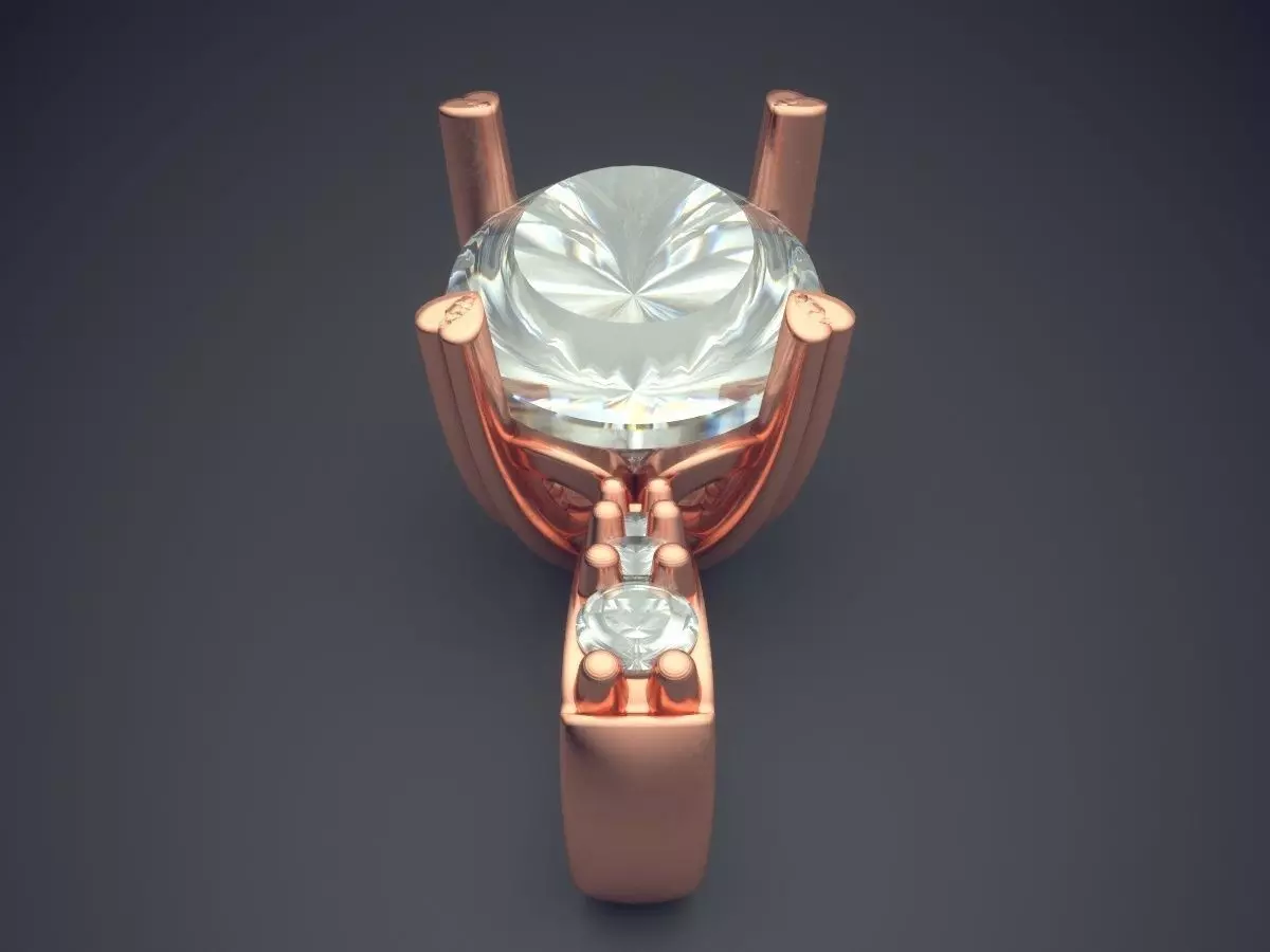 Pendant With Pearl 1320 3D print model_2