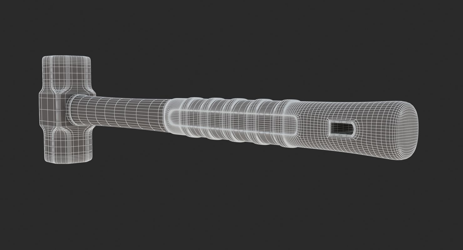 Tools - Sledge Hammer 3D model_11