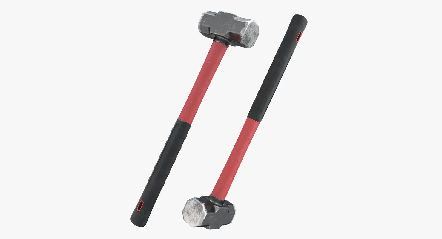 Tools - Sledge Hammer 3D model_1