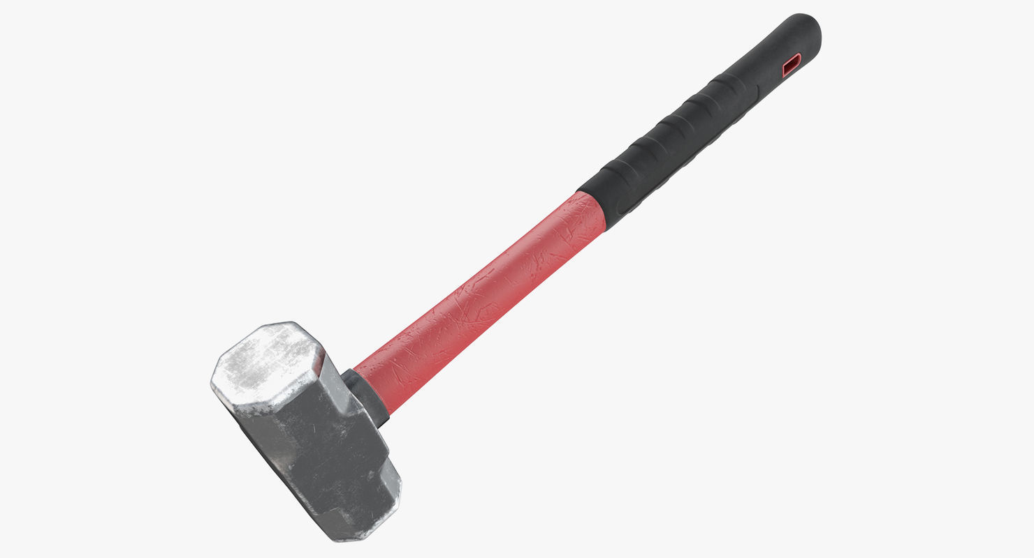 Tools - Sledge Hammer 3D model_3