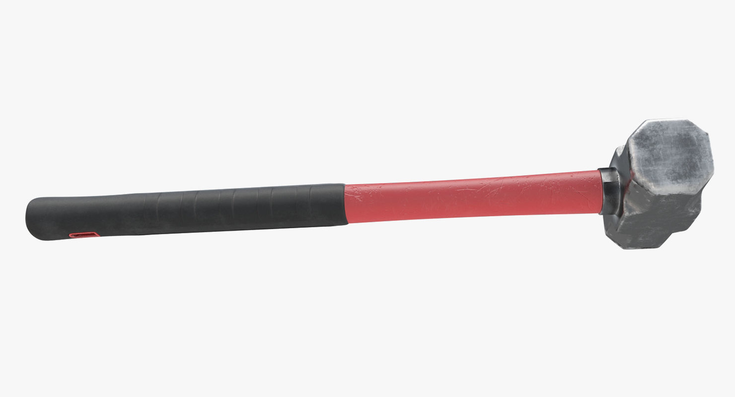 Tools - Sledge Hammer 3D model_4