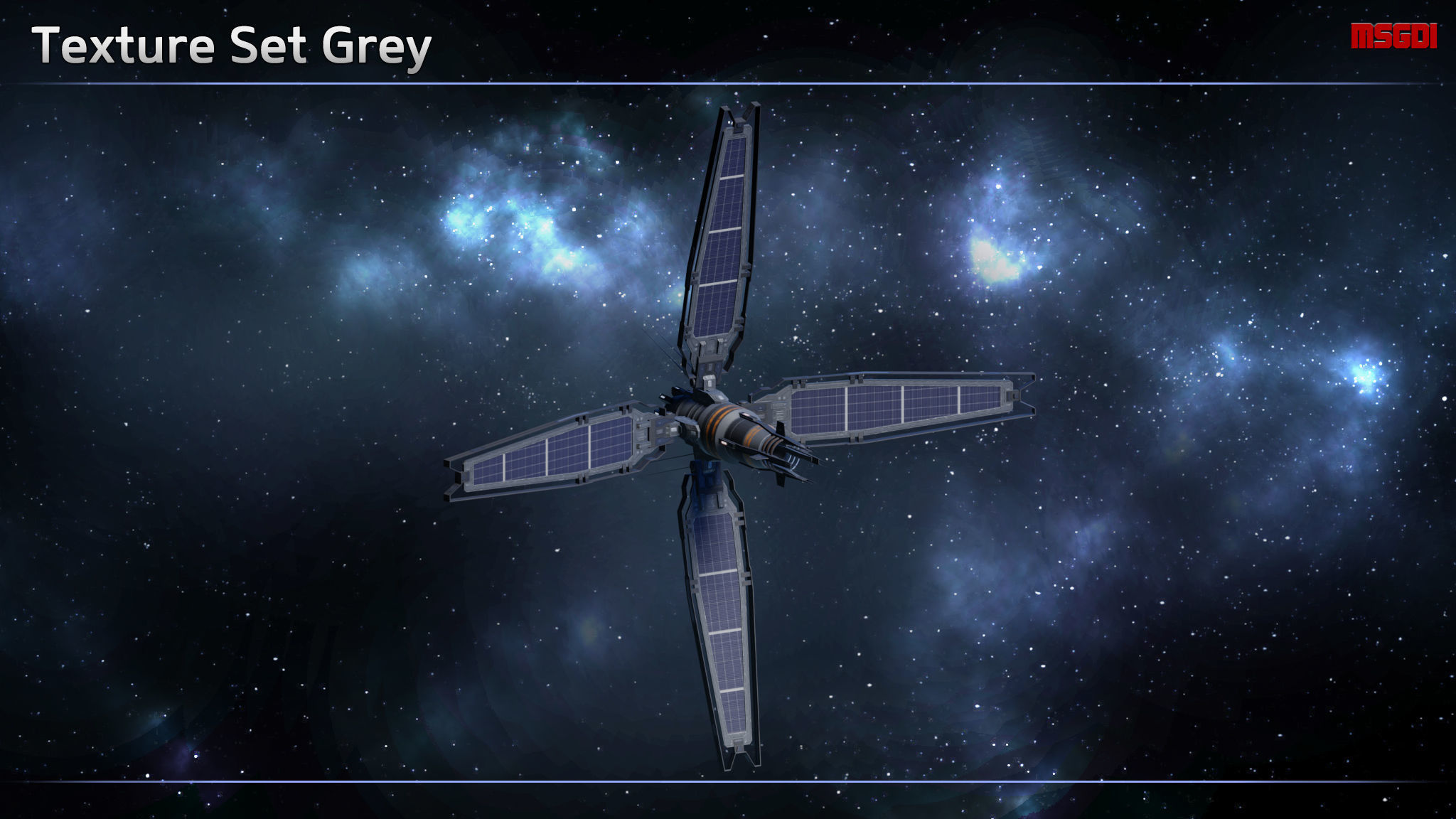 Deep Space Com Relay Low-poly 3D model_5