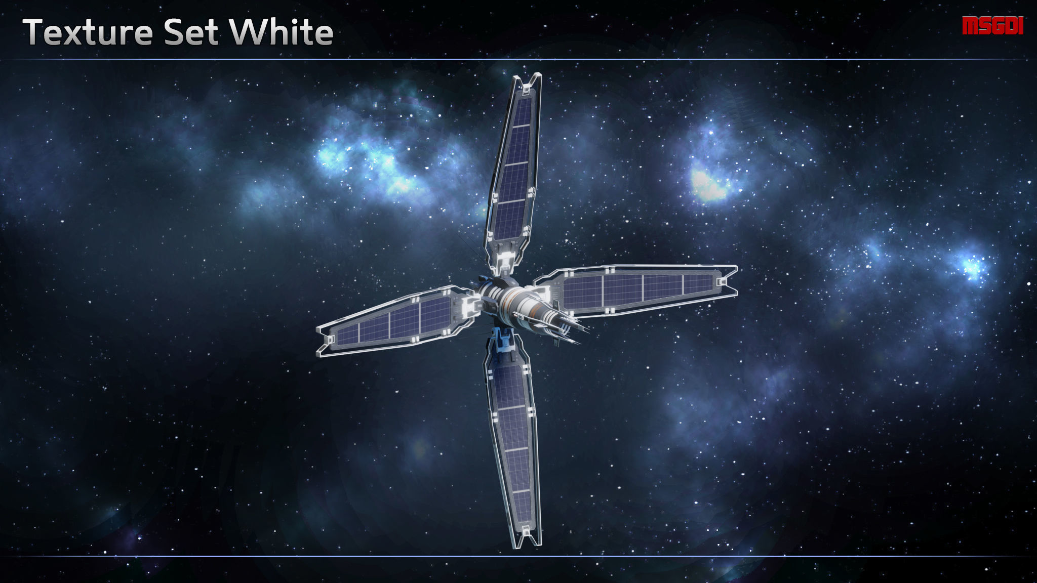 Deep Space Com Relay Low-poly 3D model_7