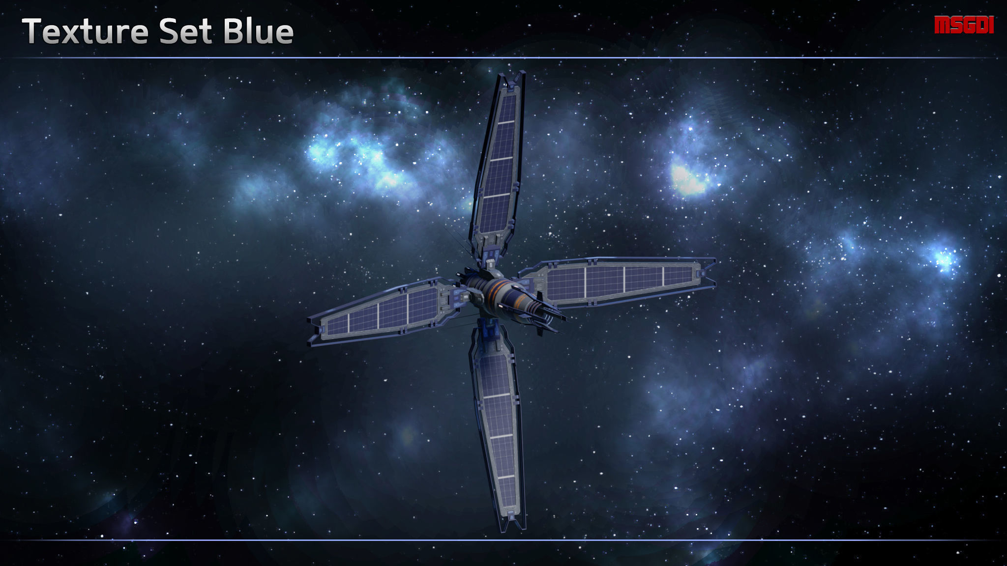 Deep Space Com Relay Low-poly 3D model_4