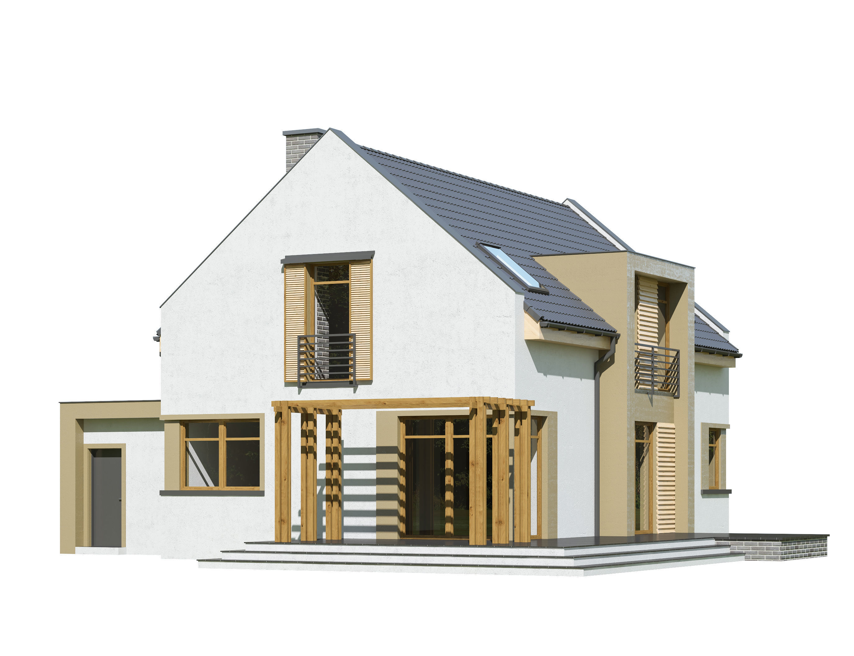 cottage 001 3D model_3
