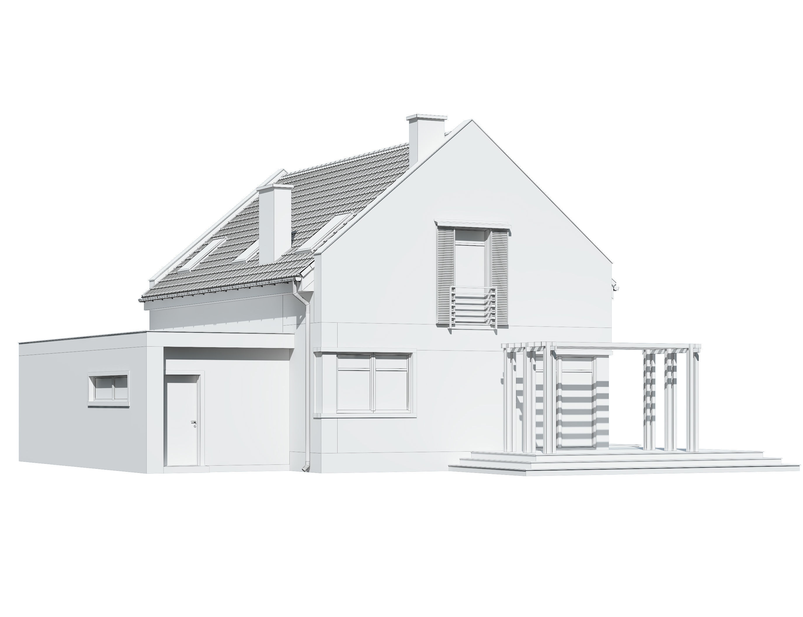 cottage 001 3D model_6