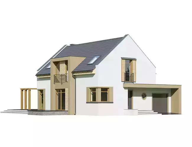 cottage 001 3D model