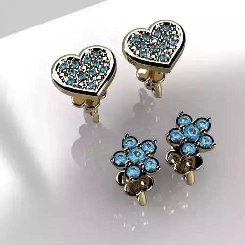  stud earrings 
