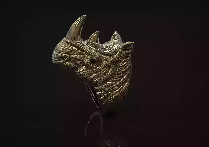 Ring of the Head of Rhinoceros
