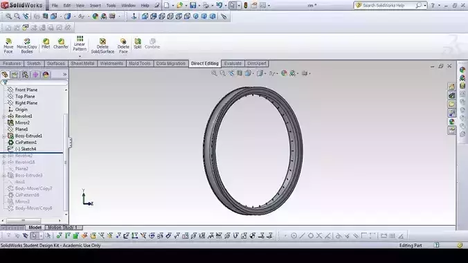 26 mountain bike wheel Free 3D model