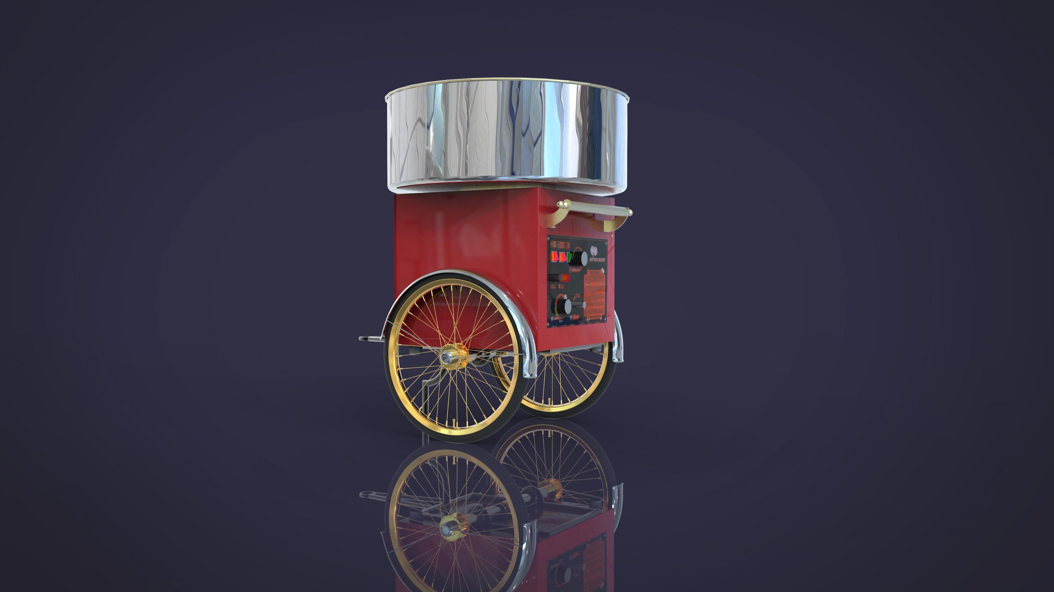 Sweet cotton candy 3D model_8