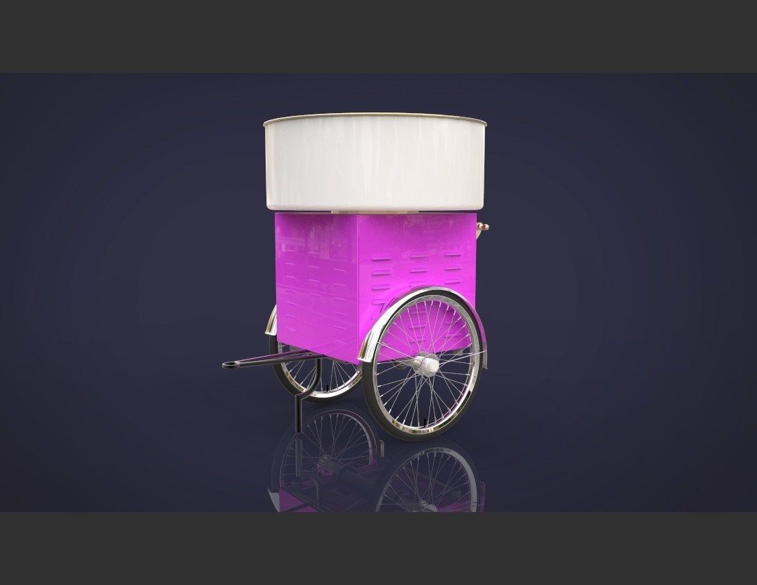Sweet cotton candy 3D model_22