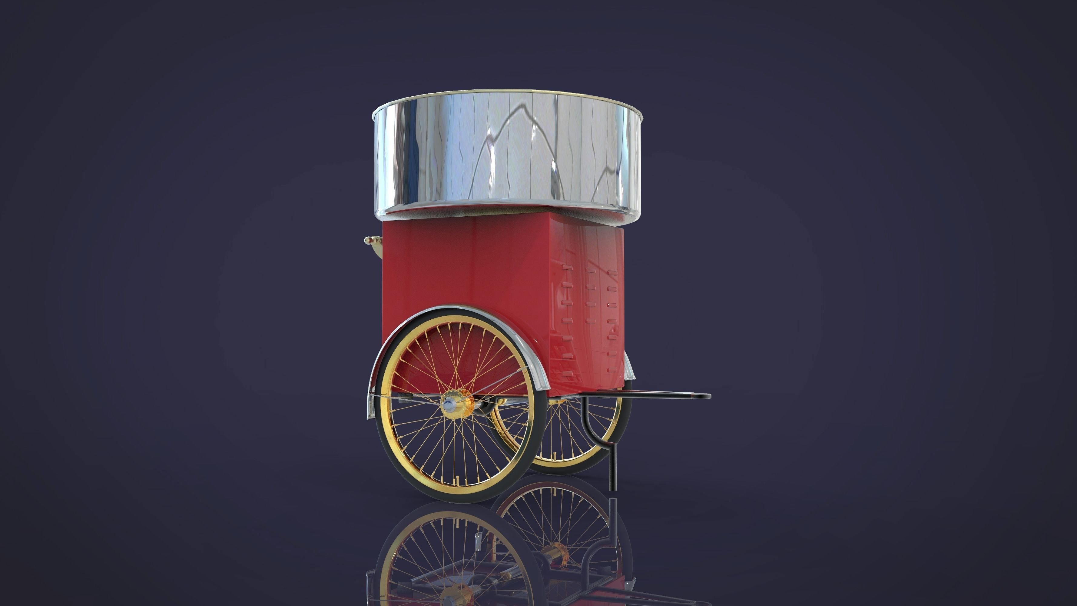 Sweet cotton candy 3D model_5