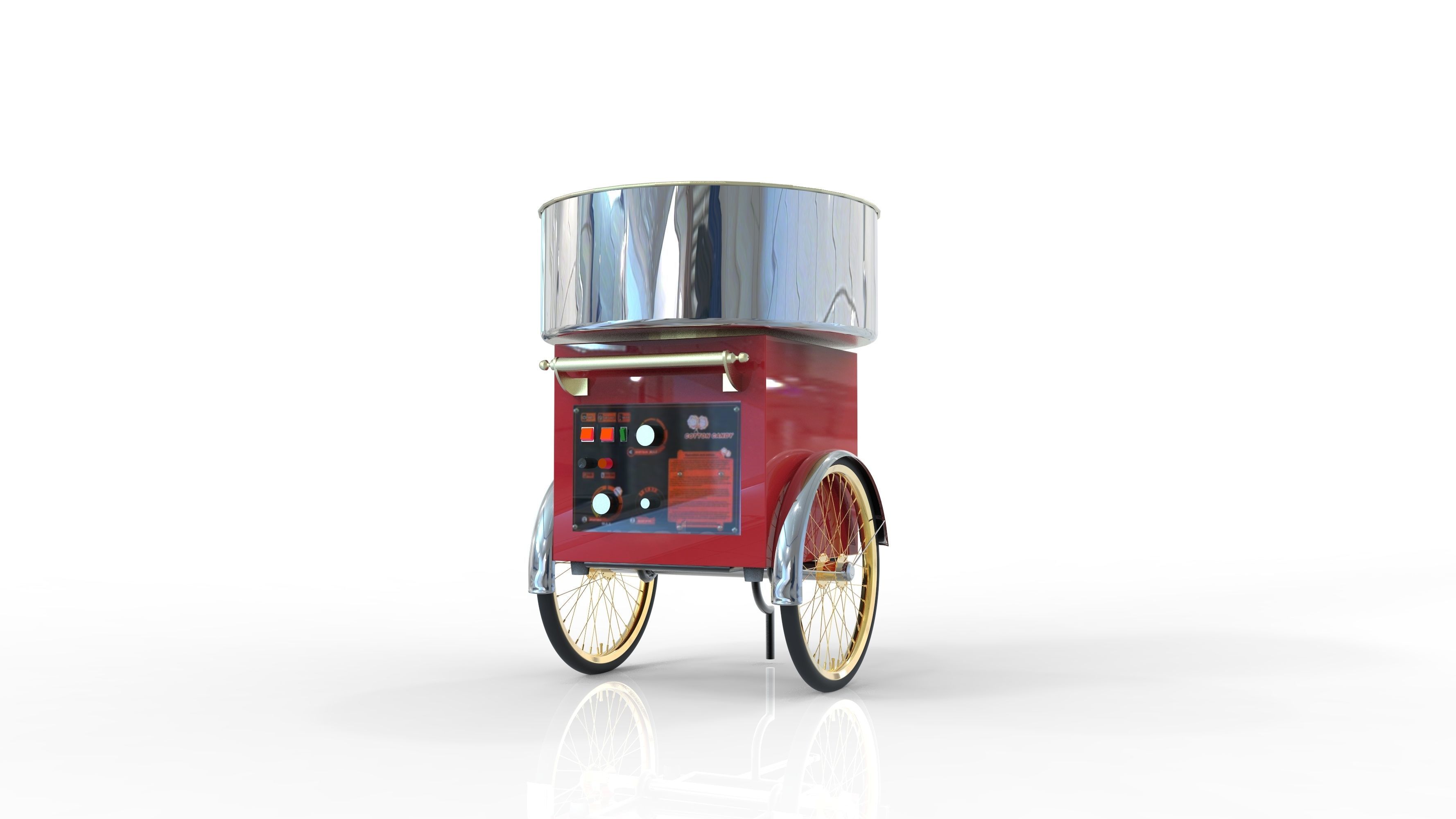 Sweet cotton candy 3D model_21