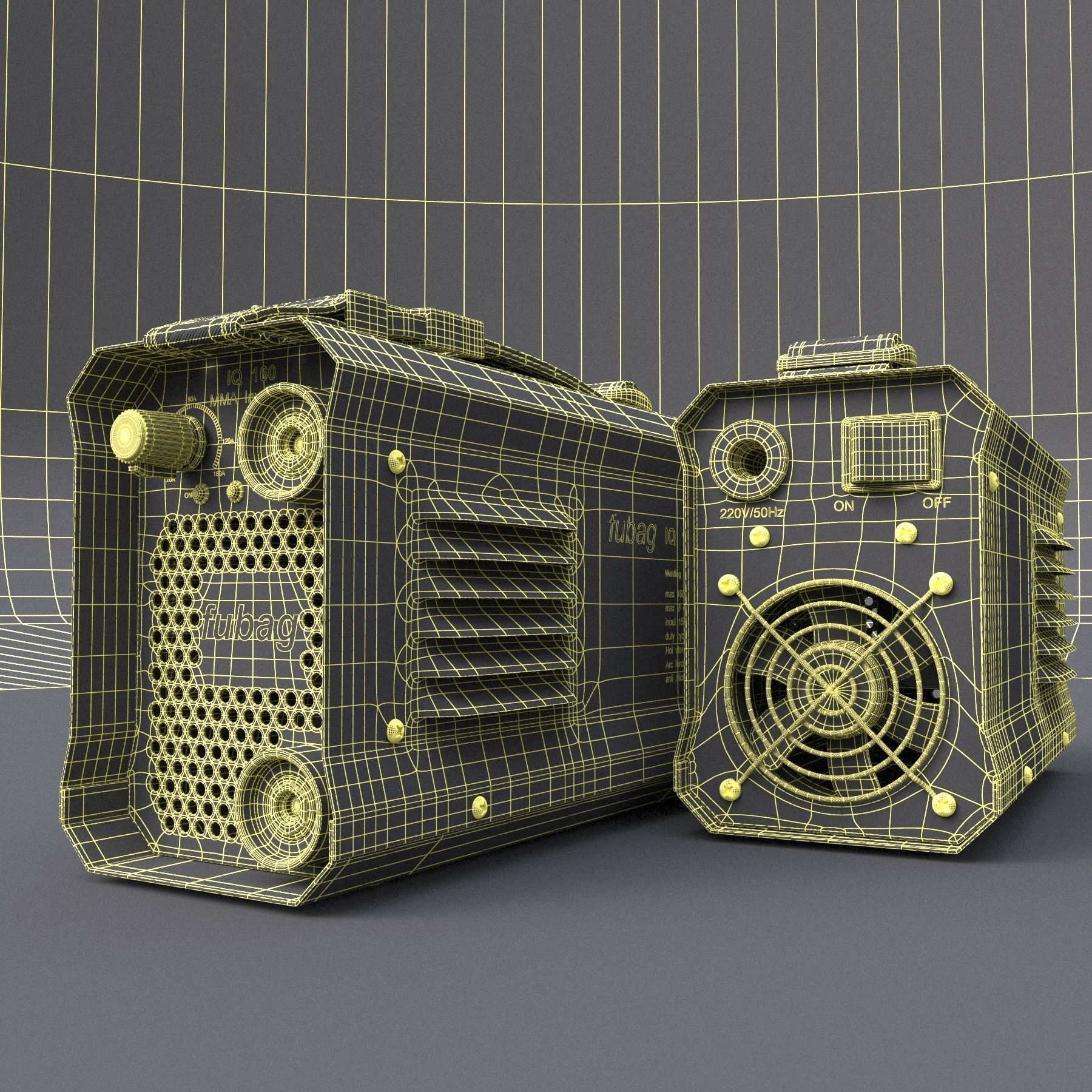 Welding inverter FUBAG IQ 160 3D model_3