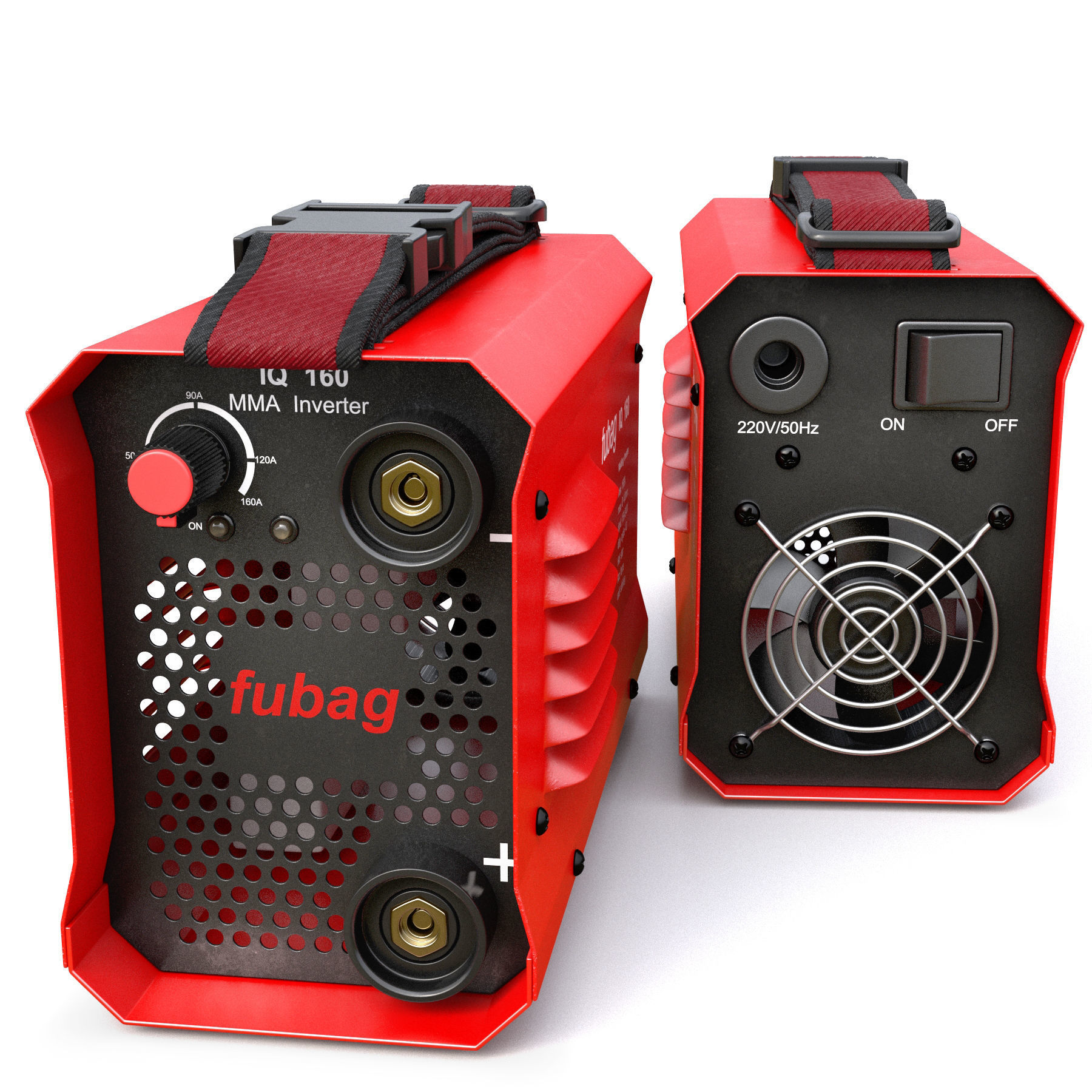 Welding inverter FUBAG IQ 160 3D model_2