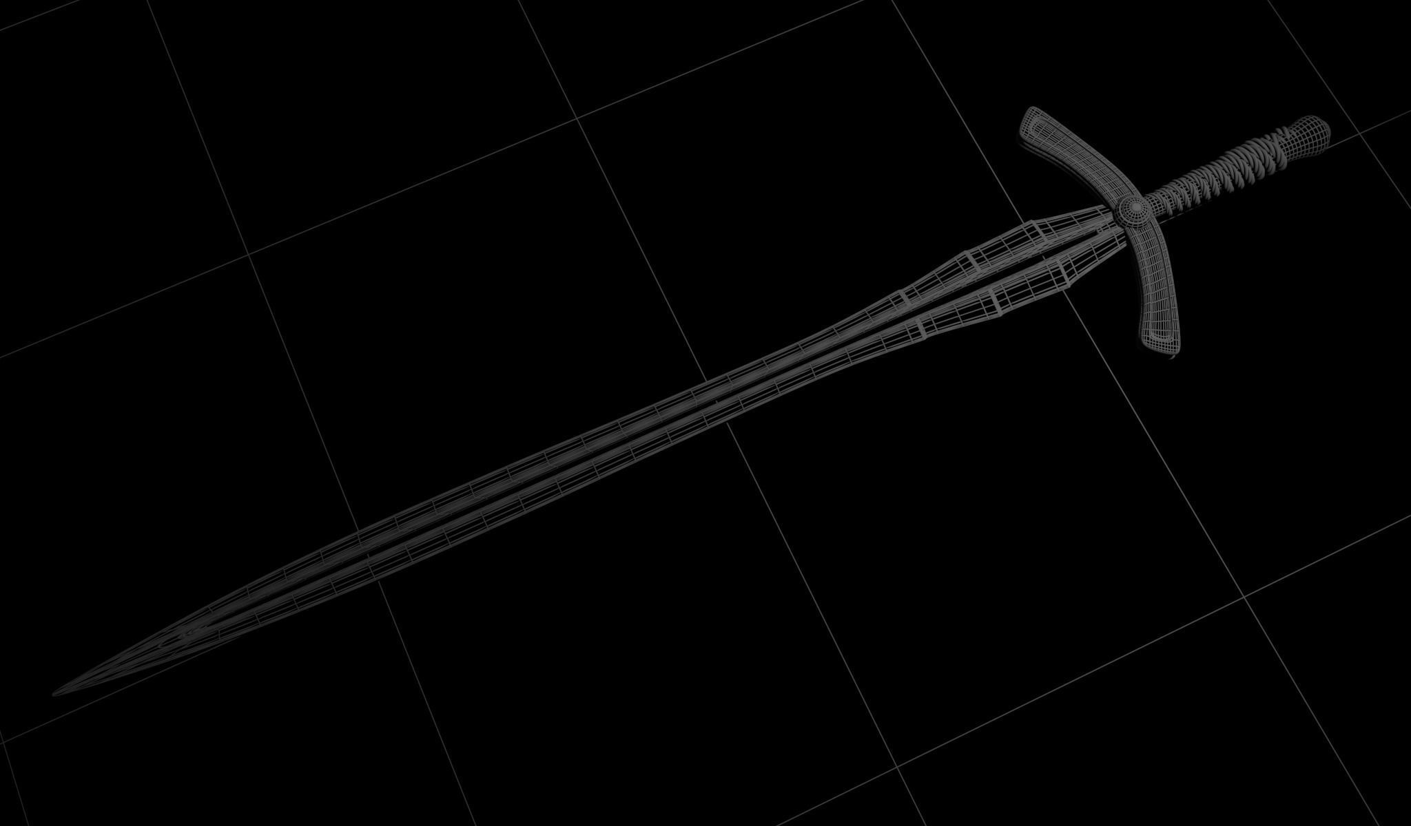 sword 3D model_9