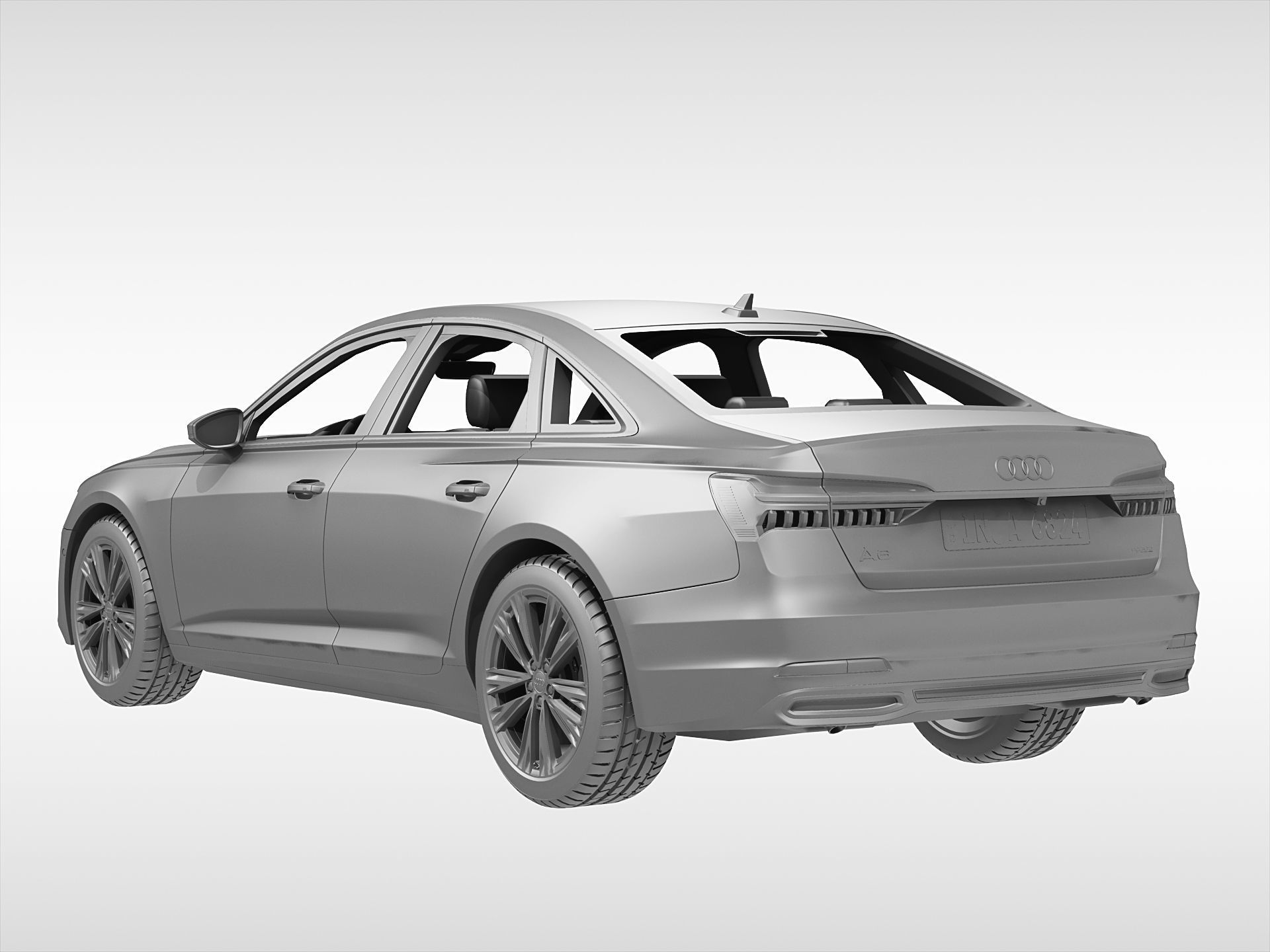 Audi A6 Sedan 2019 3D model_7