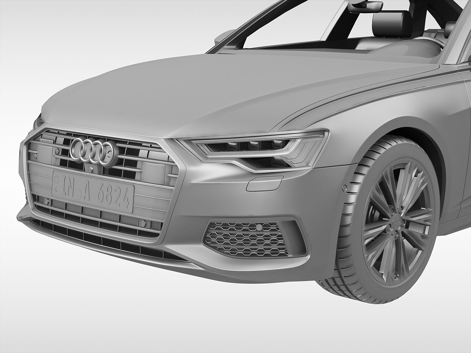 Audi A6 Sedan 2019 3D model_9