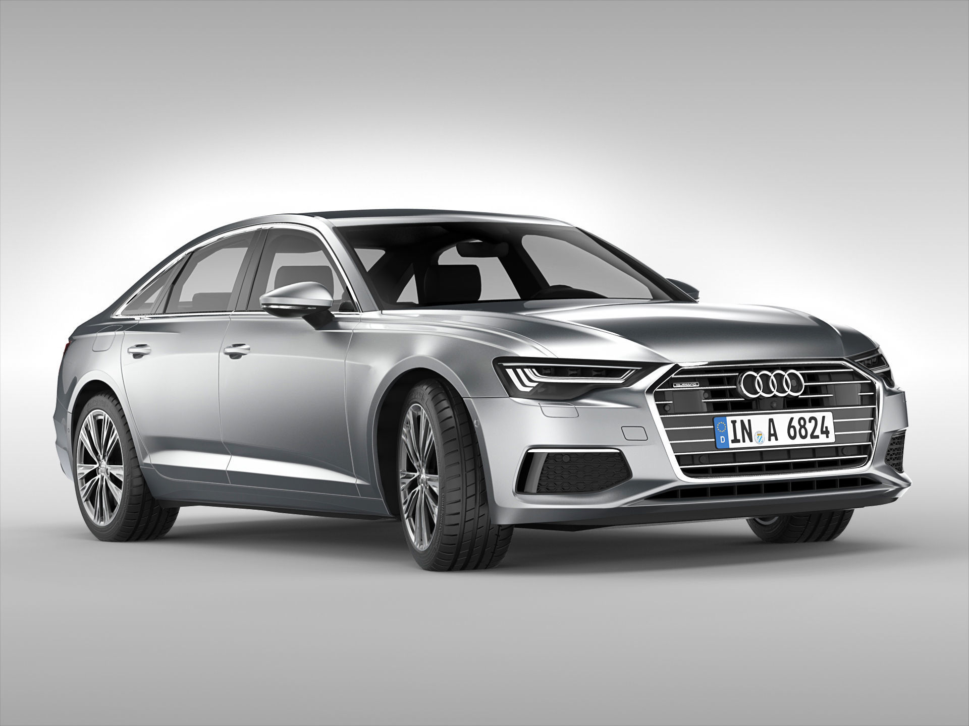 Audi A6 Sedan 2019 3D model_3