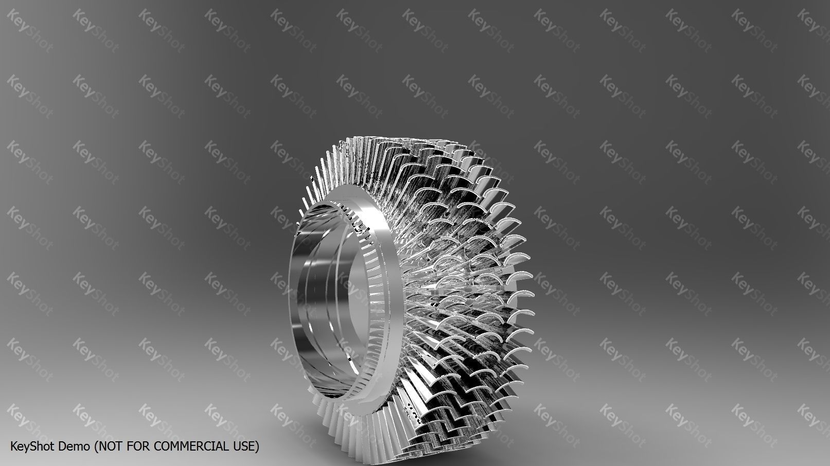 Compressor Blisk 3d Model Cgtrader
