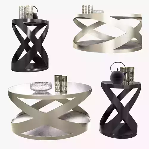 Tonin casa rimini occasional tables 3D model