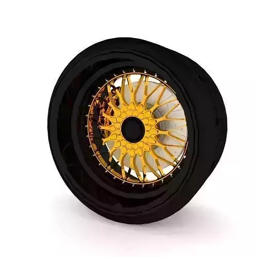 BBS SUPER RS WHEELS 3D model