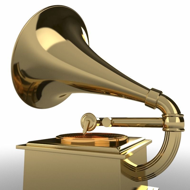 Grammy Award 3D model_1