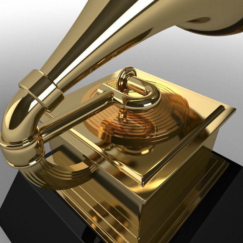 Grammy Award 3D model_10