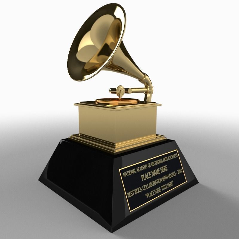 Grammy Award 3D model_4