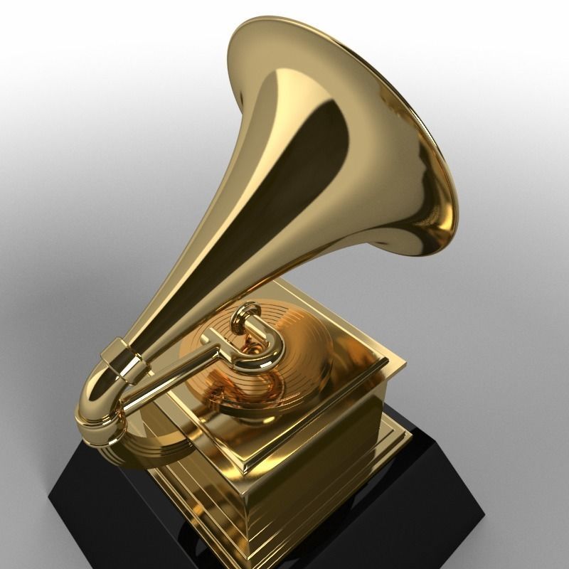 Grammy Award 3D model_8