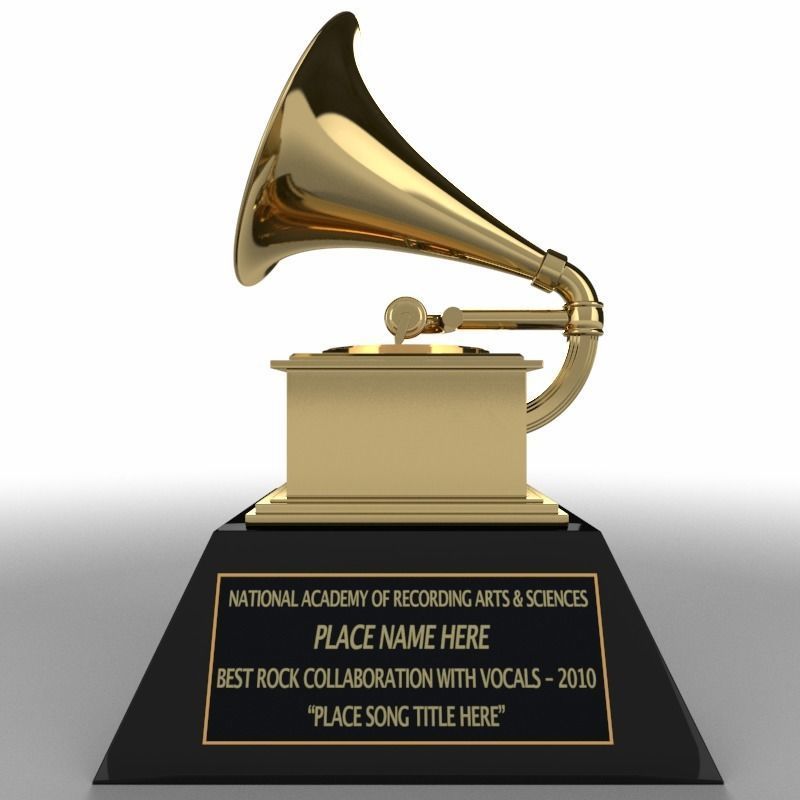 Grammy Award 3D model_7