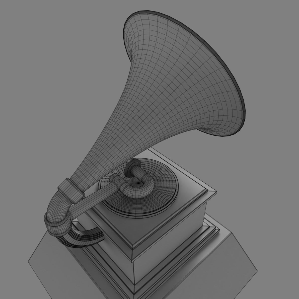 Grammy Award 3D model_14