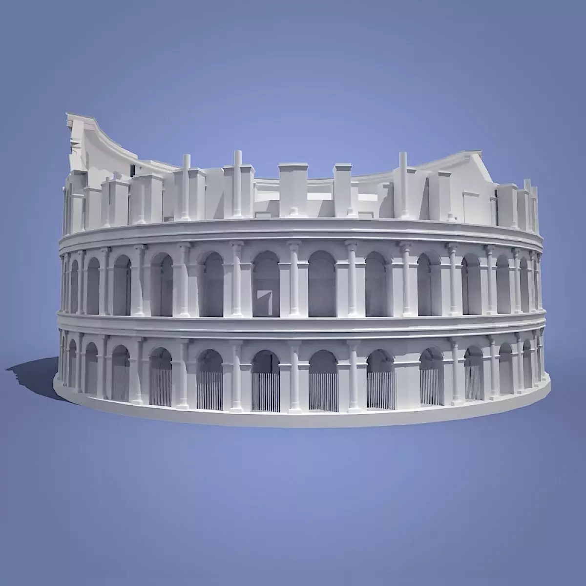 Colisium roman coliseum Low-poly 3D model