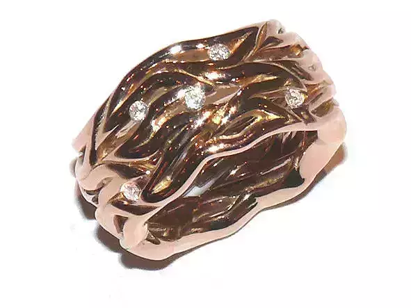 Feu d amour ring 3D print model