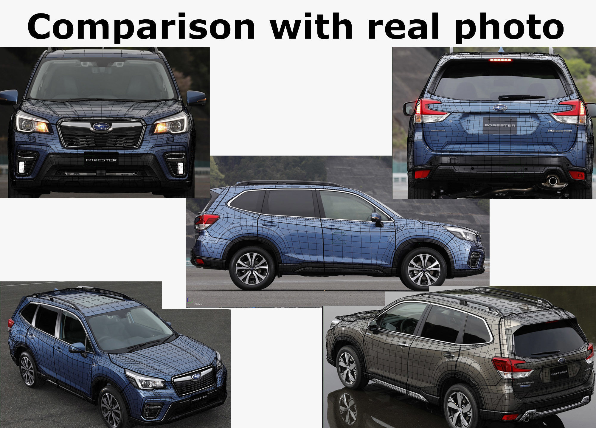 Subaru Forester 2019 3D model_21