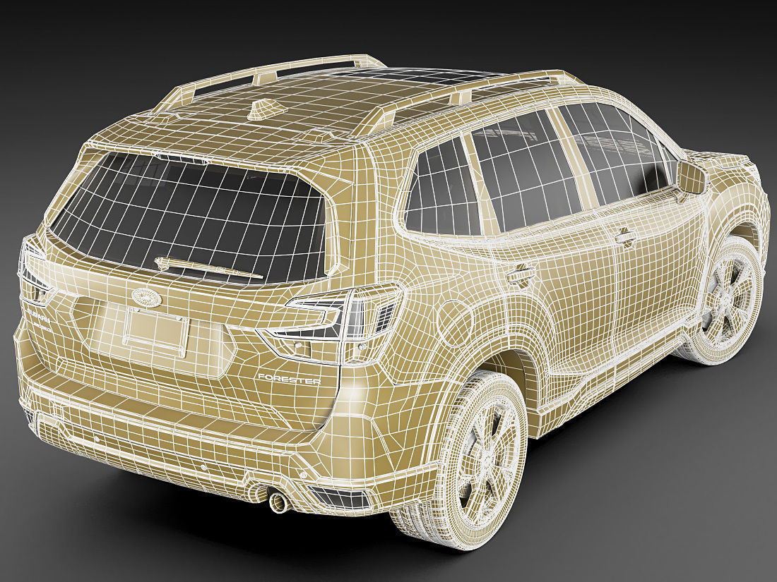 Subaru Forester 2019 3D model_20