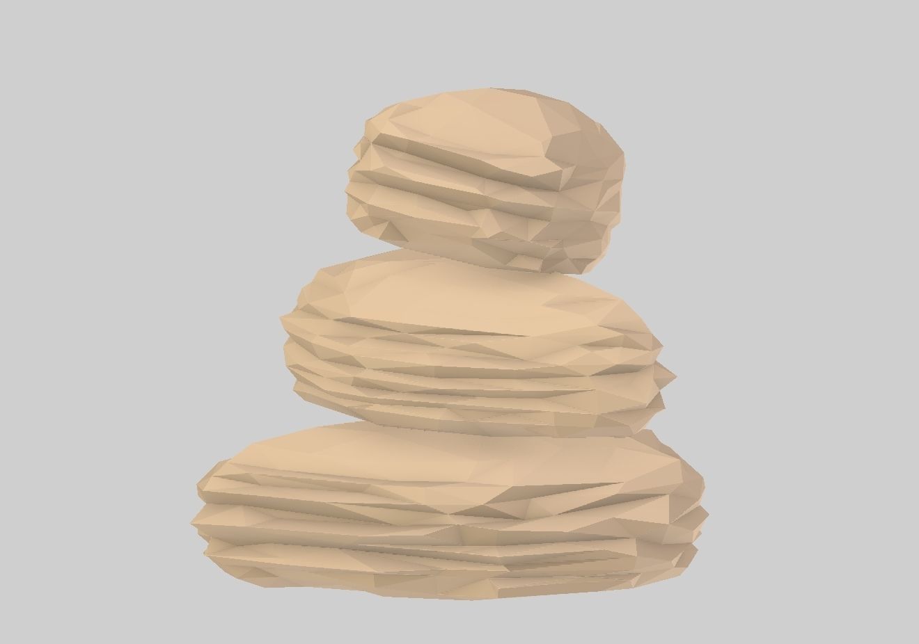 LOW POLY Rock Collection polygonal Low-poly 3D model_27