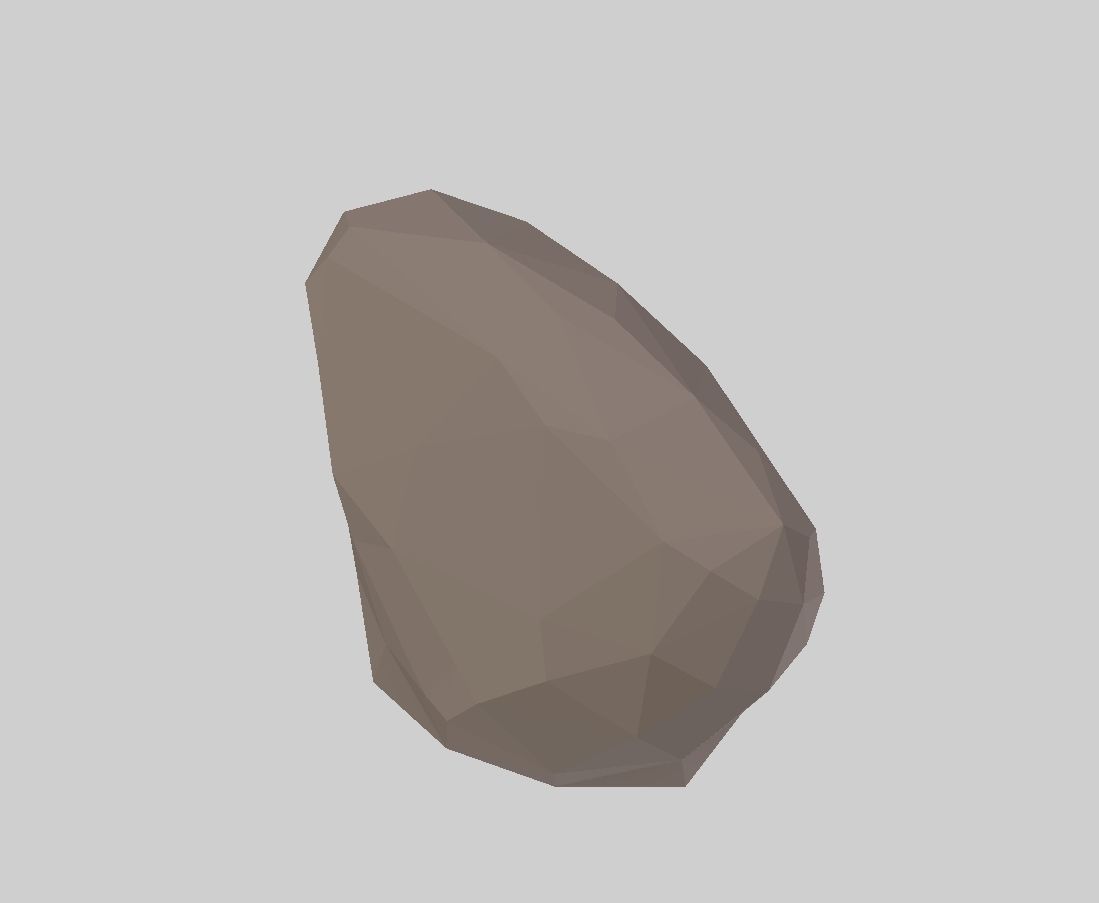 LOW POLY Rock Collection polygonal Low-poly 3D model_11