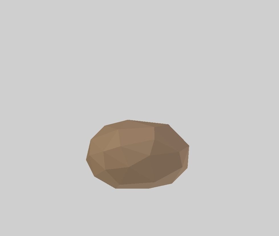LOW POLY Rock Collection polygonal Low-poly 3D model_24