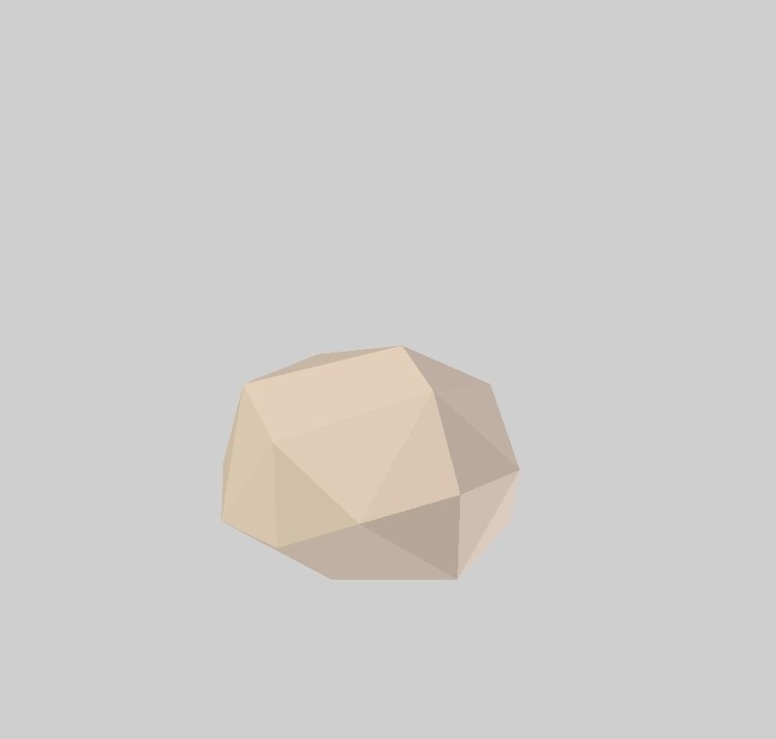 LOW POLY Rock Collection polygonal Low-poly 3D model_21