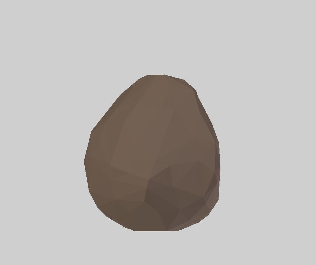 LOW POLY Rock Collection polygonal Low-poly 3D model_6