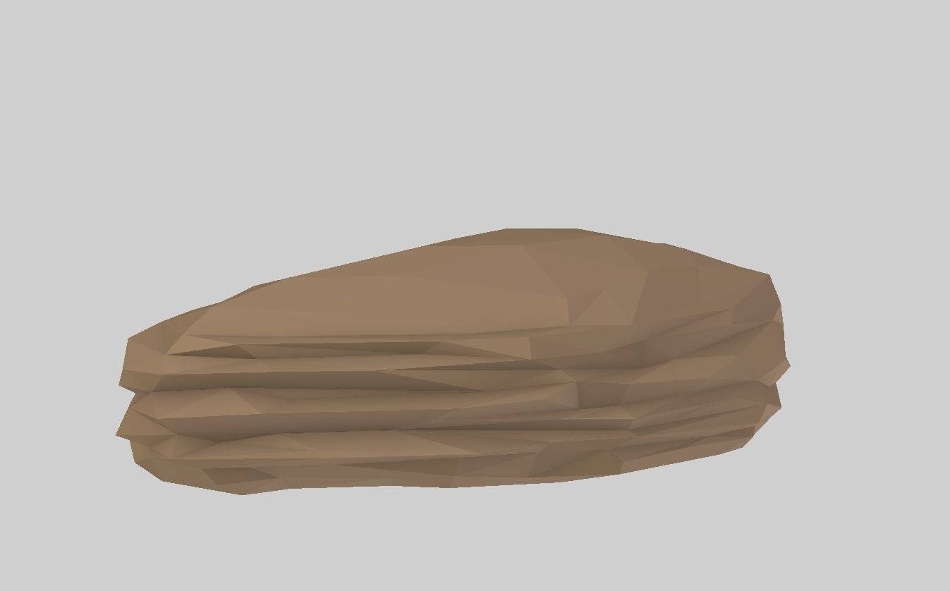LOW POLY Rock Collection polygonal Low-poly 3D model_19