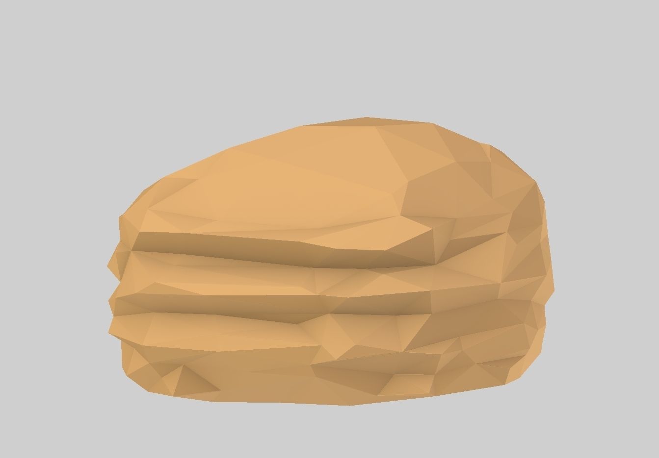 LOW POLY Rock Collection polygonal Low-poly 3D model_20