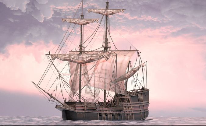 ship boat 3D model