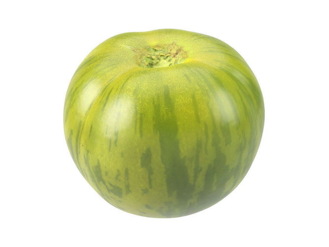Photorealistic Green Zebra Tomato 3D Scan 3D model