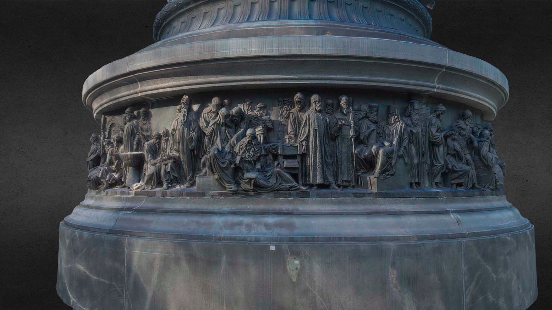 The Millennium of Russia Monument 3D model_38