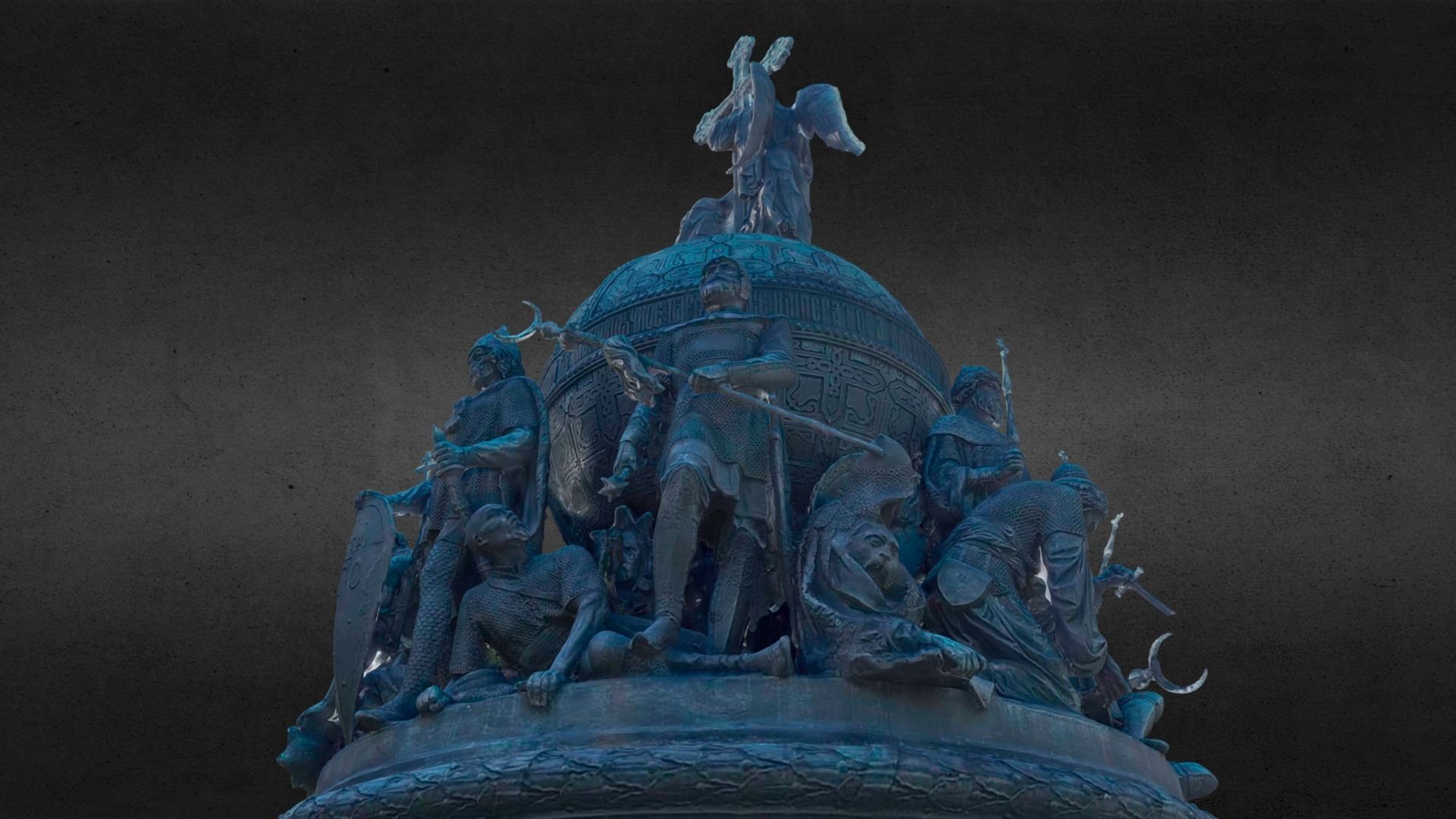 The Millennium of Russia Monument 3D model_32